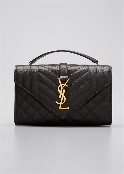 ysl satchel bags|YSL monogram leather satchel bag.